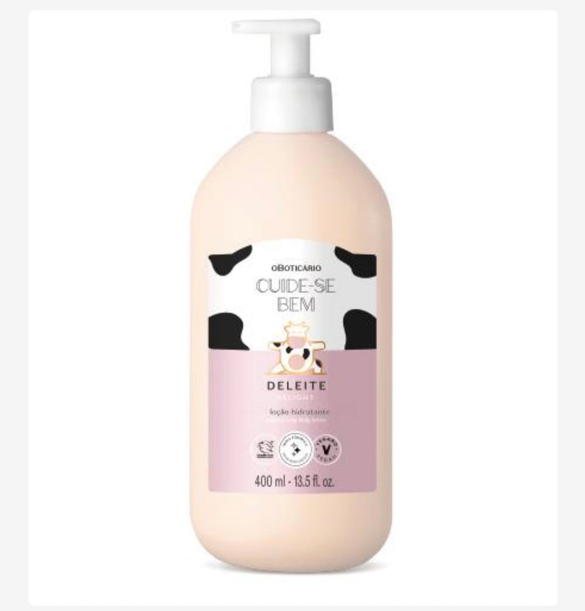 O Boticário – Cuide-se Bem Loção Hidratante Deleite 400ml