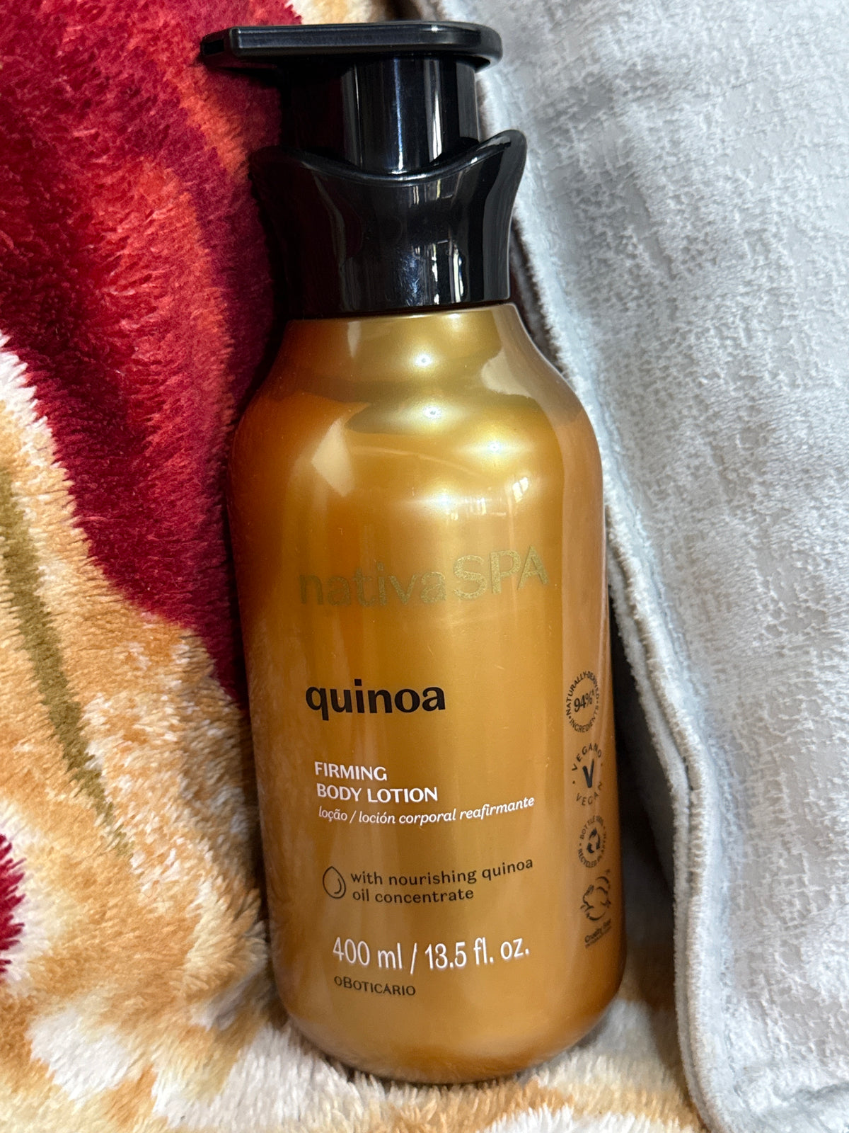 O Boticário Nativa SPA Quinoa Firming Body Lotion 400ml
